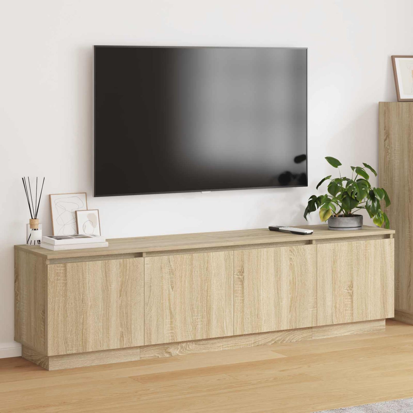 TV Cabinet Sonoma Oak 180 x 38 x 49 cm Engineered Wood