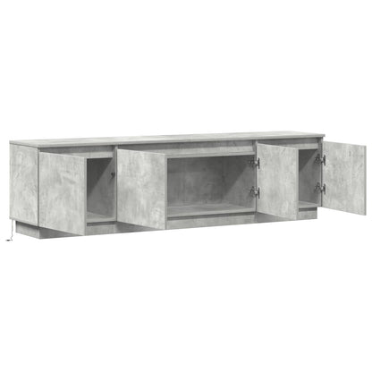 TV Cabinet Concrete Grey 180 x 38 x 49 cm Engineered Wood