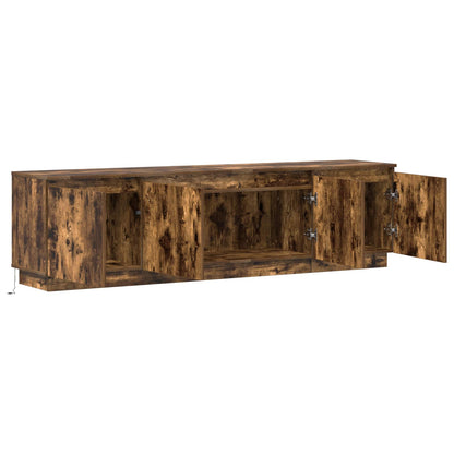 TV Cabinet Smoked Oak 180 x 38 x 49 cm Engineered Wood