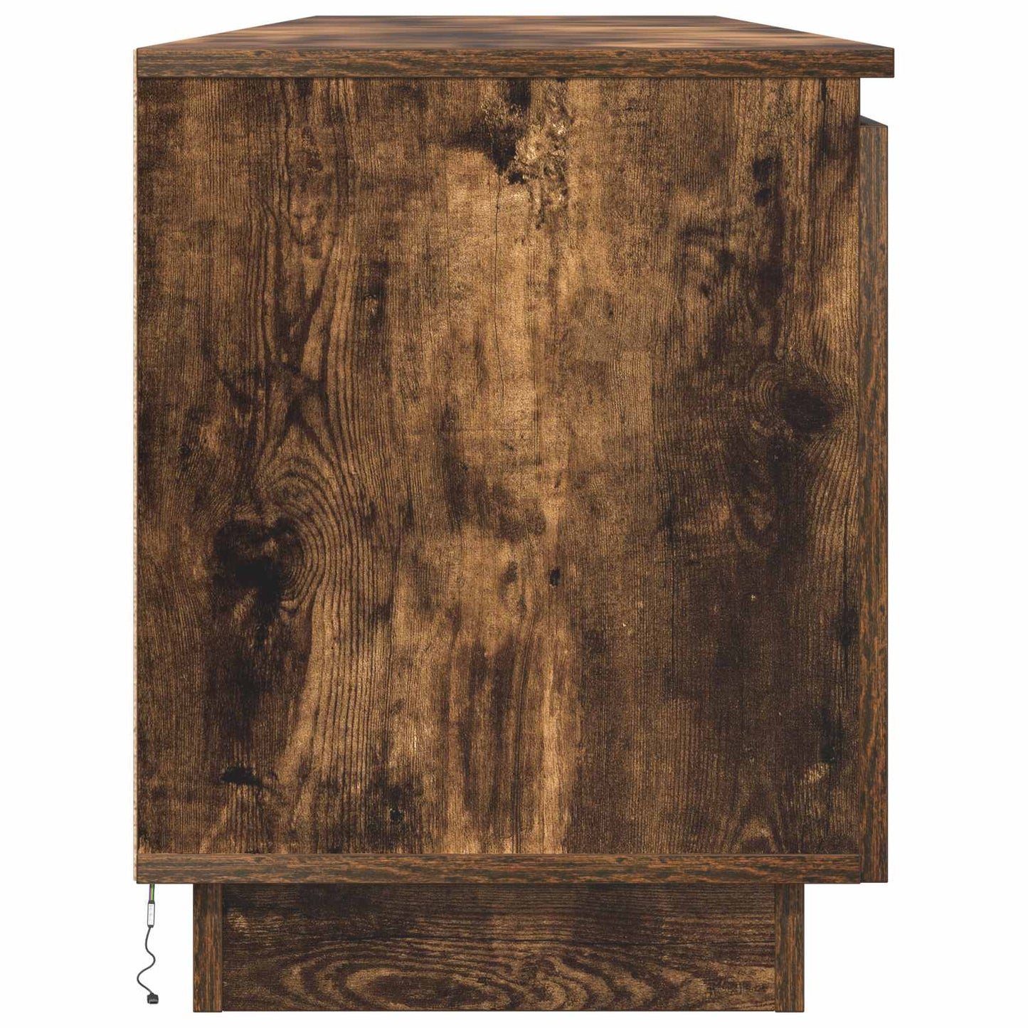 TV Cabinet Smoked Oak 180 x 38 x 49 cm Engineered Wood