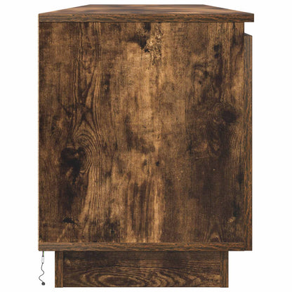 TV Cabinet Smoked Oak 180 x 38 x 49 cm Engineered Wood
