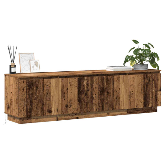 TV Cabinet Old Wood 180 x 38 x 49 cm Engineered Wood