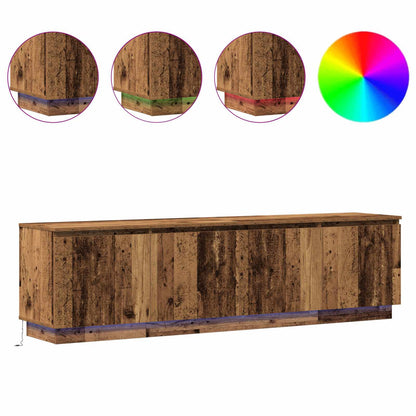 TV Cabinet Old Wood 180 x 38 x 49 cm Engineered Wood
