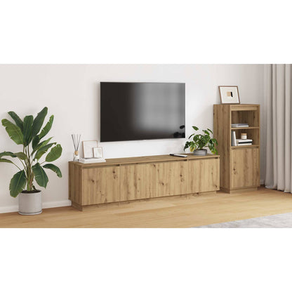 TV Cabinet Artisan Oak 180 x 38 x 49 cm Engineered Wood