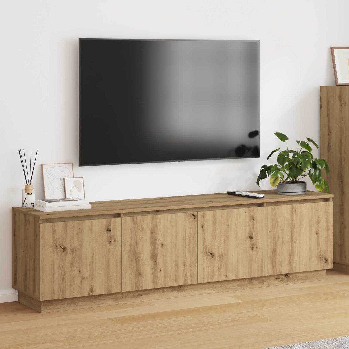TV Cabinet Artisan Oak 180 x 38 x 49 cm Engineered Wood