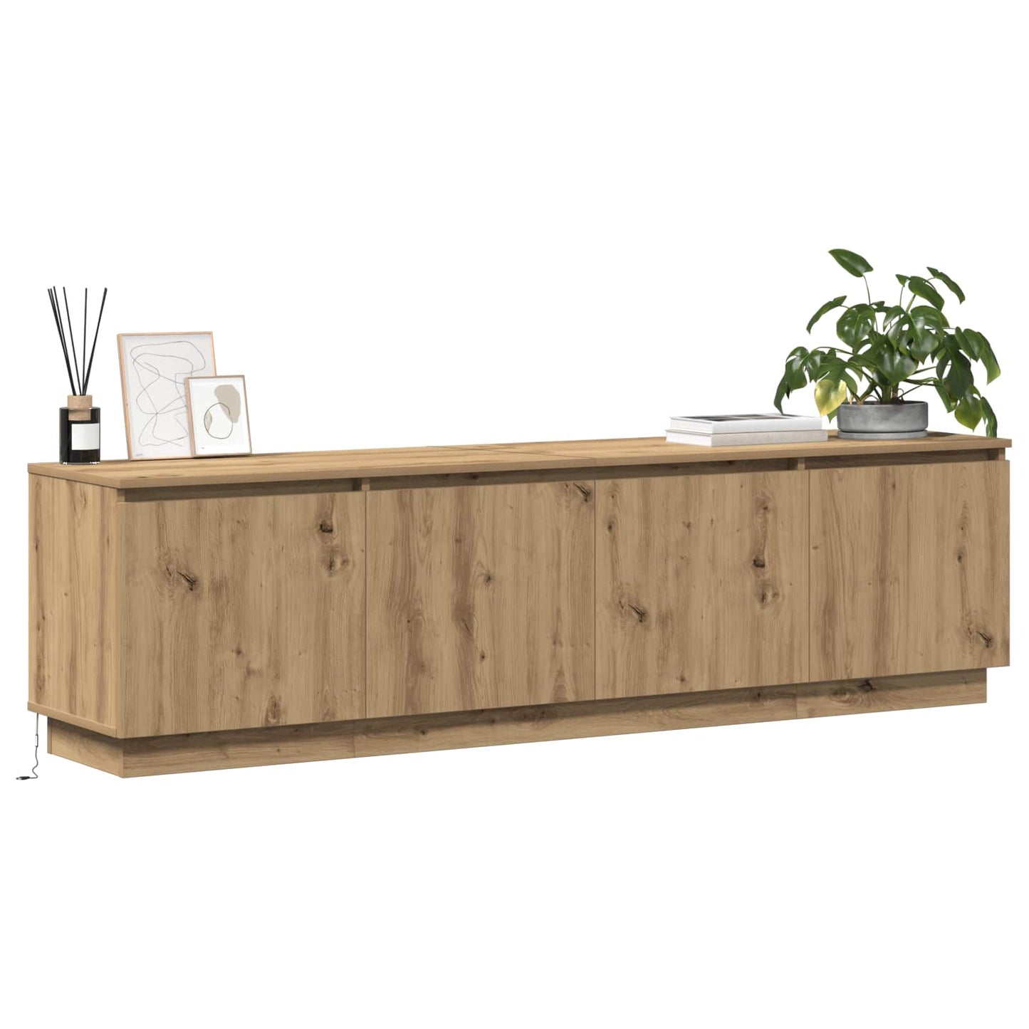 TV Cabinet Artisan Oak 180 x 38 x 49 cm Engineered Wood