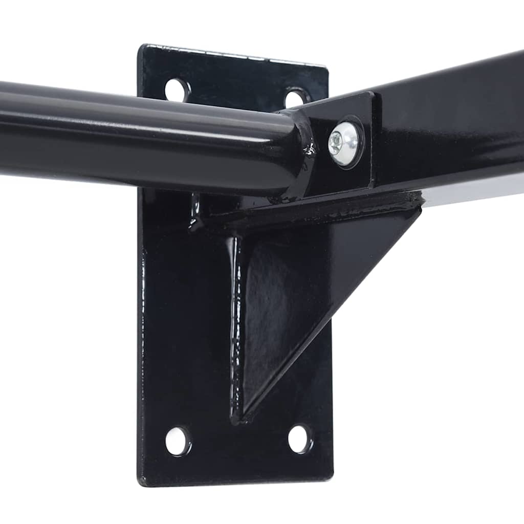 Pull Up Bar Black and Red 92 x 51 x 18 cm Powder-Coated Steel