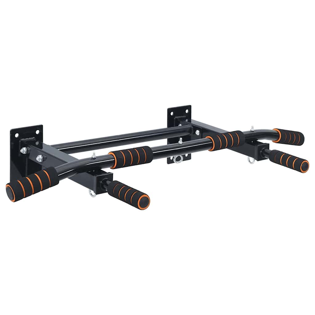 Pull Up Bar Black and Red 92 x 51 x 18 cm Powder-Coated Steel