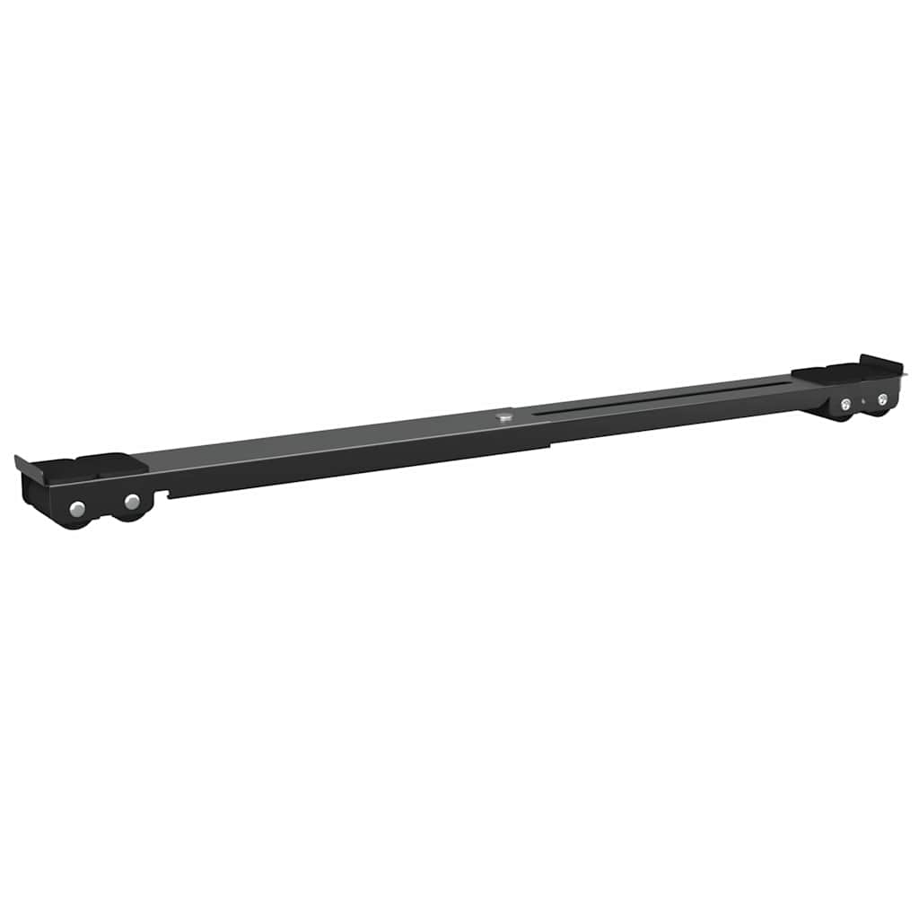 Washing Machine Base Manual 2 pcs Black 72 x 5 x 4.5 cm