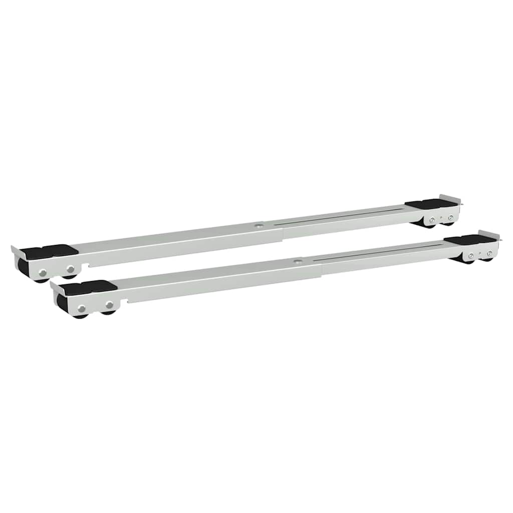 Washing Machine Base Manual 2 pcs Silver 72 x 5 x 4.5 cm