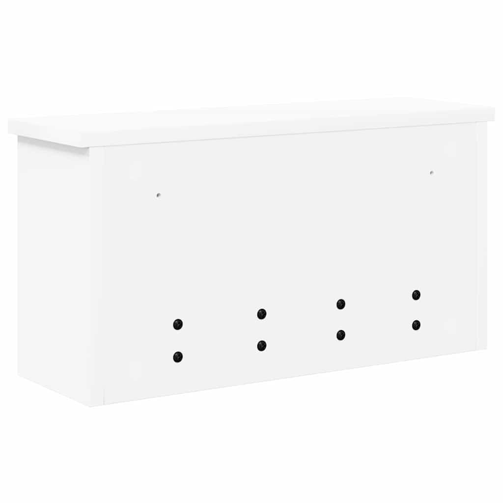 Wall-Mounted Coat Rack Wall-Mounted White 50 x 16 x 26 cm