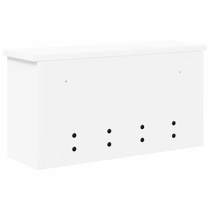 Wall-Mounted Coat Rack Wall-Mounted White 50 x 16 x 26 cm