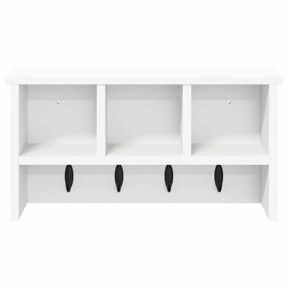 Wall-Mounted Coat Rack Wall-Mounted White 50 x 16 x 26 cm