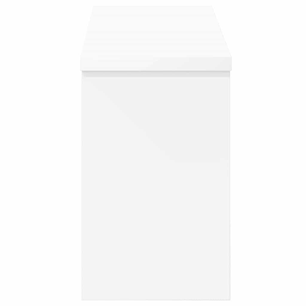 Wall-Mounted Coat Rack Wall-Mounted White 50 x 16 x 26 cm