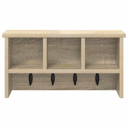 Wall-Mounted Coat Rack Wall-Mounted Sonoma Oak 50 x 16 x 26 cm