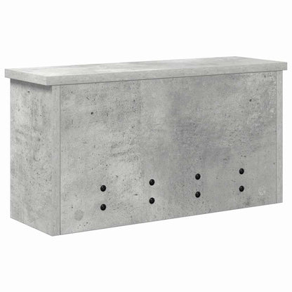 Wall-Mounted Coat Rack Wall-Mounted Concrete Grey
