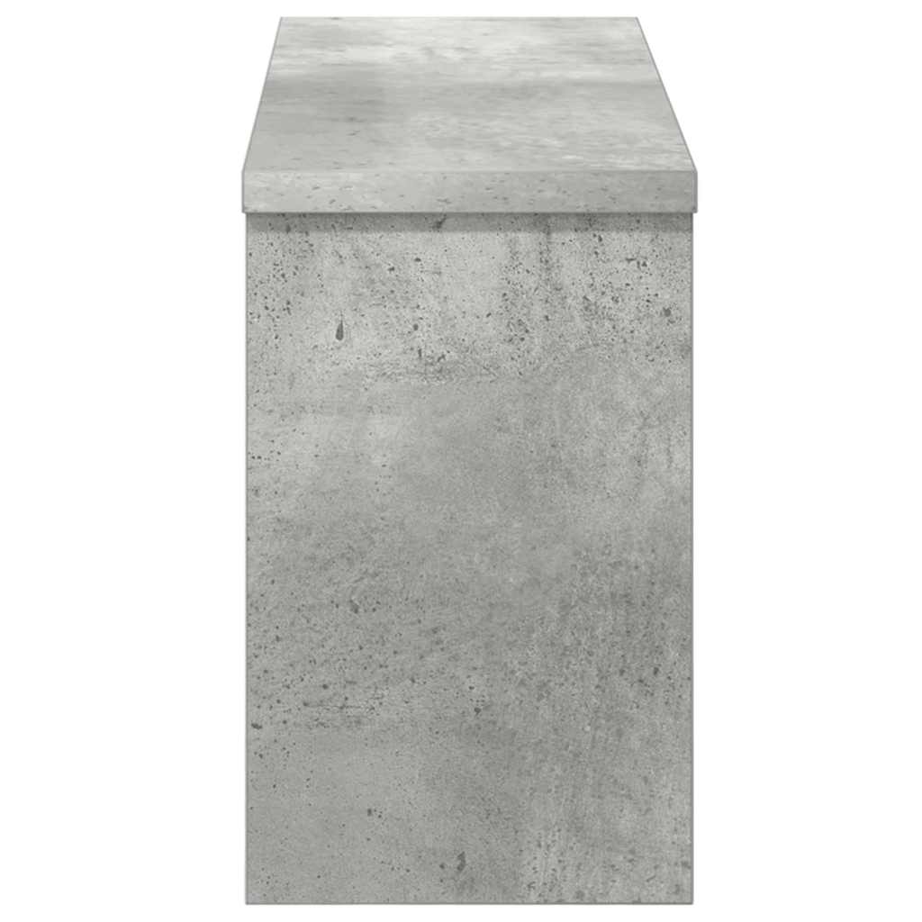 Wall-Mounted Coat Rack Wall-Mounted Concrete Grey