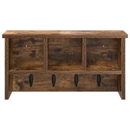 Wall-Mounted Coat Rack Wall-Mounted Smoked Oak 50 x 16 x 26 cm