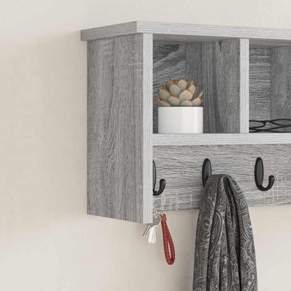 Wall-Mounted Coat Rack Wall-Mounted Grey Sonoma 50 x 16 x 26 cm