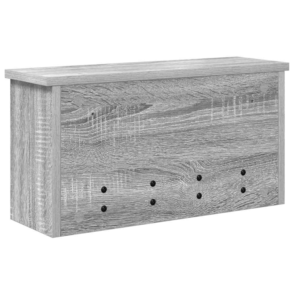 Wall-Mounted Coat Rack Wall-Mounted Grey Sonoma 50 x 16 x 26 cm