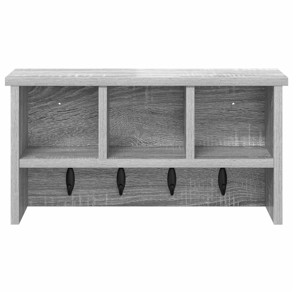 Wall-Mounted Coat Rack Wall-Mounted Grey Sonoma 50 x 16 x 26 cm