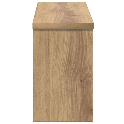 Wall-Mounted Coat Rack with Shelf Artisan Oak 50 x 16 x 26 cm