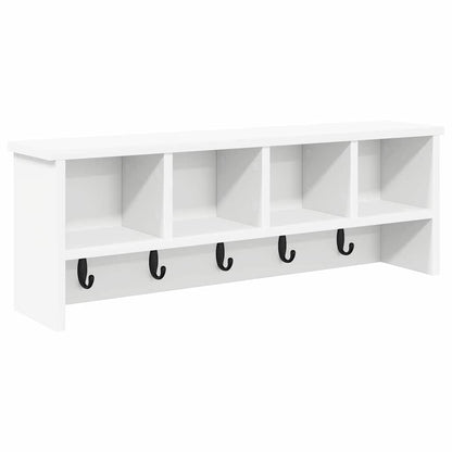 Wall-Mounted Coat Rack Wall-Mounted White 75 x 16 x 26 cm