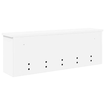 Wall-Mounted Coat Rack Wall-Mounted White 75 x 16 x 26 cm