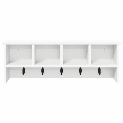 Wall-Mounted Coat Rack Wall-Mounted White 75 x 16 x 26 cm