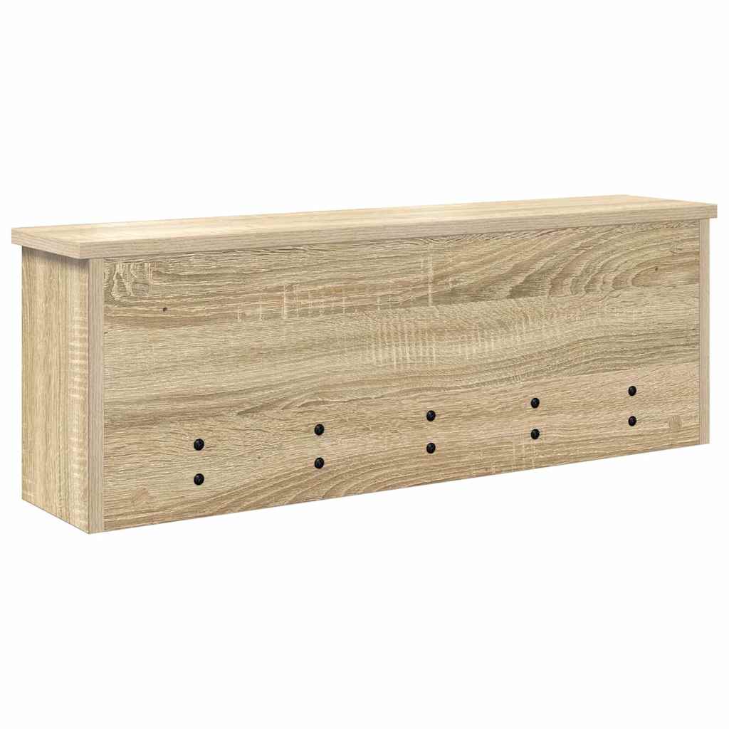 Wall-Mounted Coat Rack Wall-Mounted Sonoma Oak 75 x 16 x 26 cm