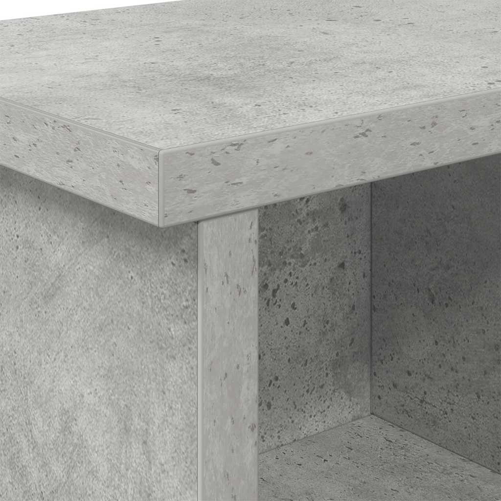 Wall-Mounted Coat Rack Wall-Mounted Concrete Grey