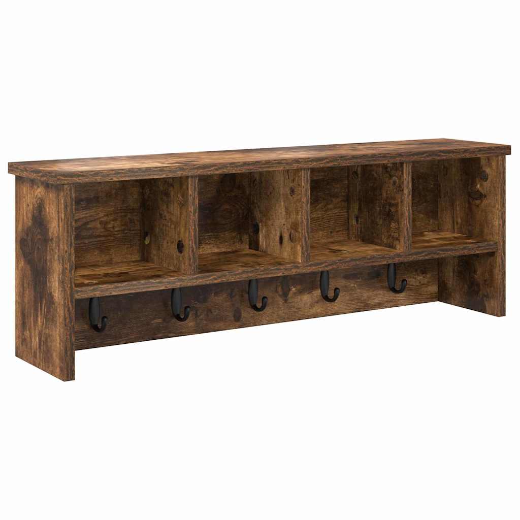 Wall-Mounted Coat Rack Wall-Mounted Smoked Oak 75 x 16 x 26 cm