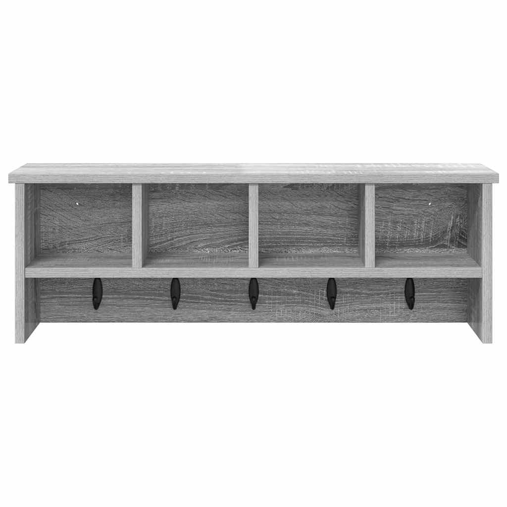 Wall-Mounted Coat Rack Wall-Mounted Grey Sonoma 75 x 16 x 26 cm