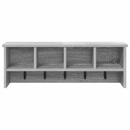 Wall-Mounted Coat Rack Wall-Mounted Grey Sonoma 75 x 16 x 26 cm