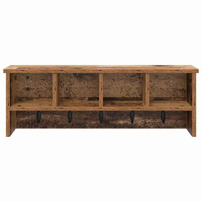 Wall-Mounted Coat Rack Old Wood 75 x 16 x 26 cm Engineered wood
