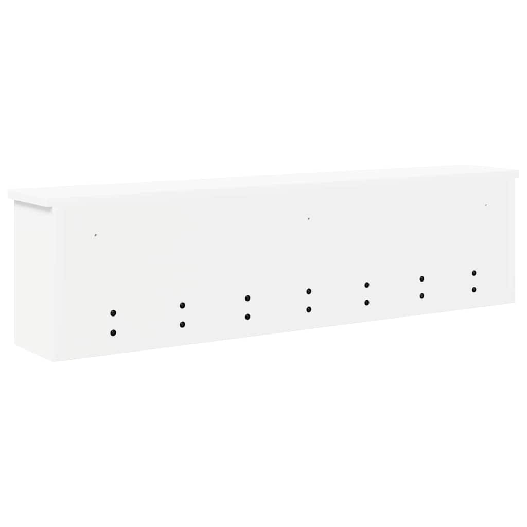Wall-Mounted Coat Rack Wall-Mounted White 100 x 16 x 26 cm