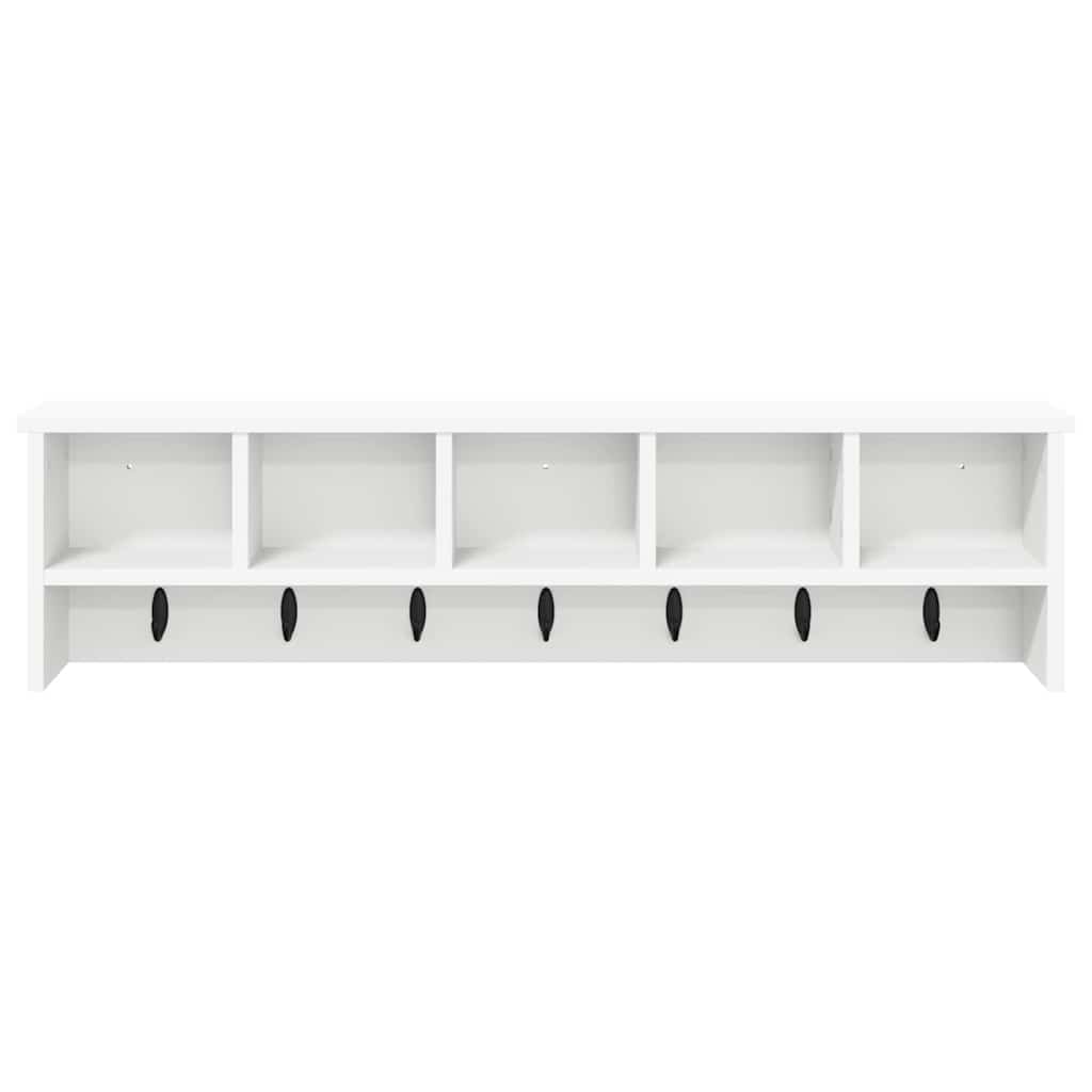 Wall-Mounted Coat Rack Wall-Mounted White 100 x 16 x 26 cm