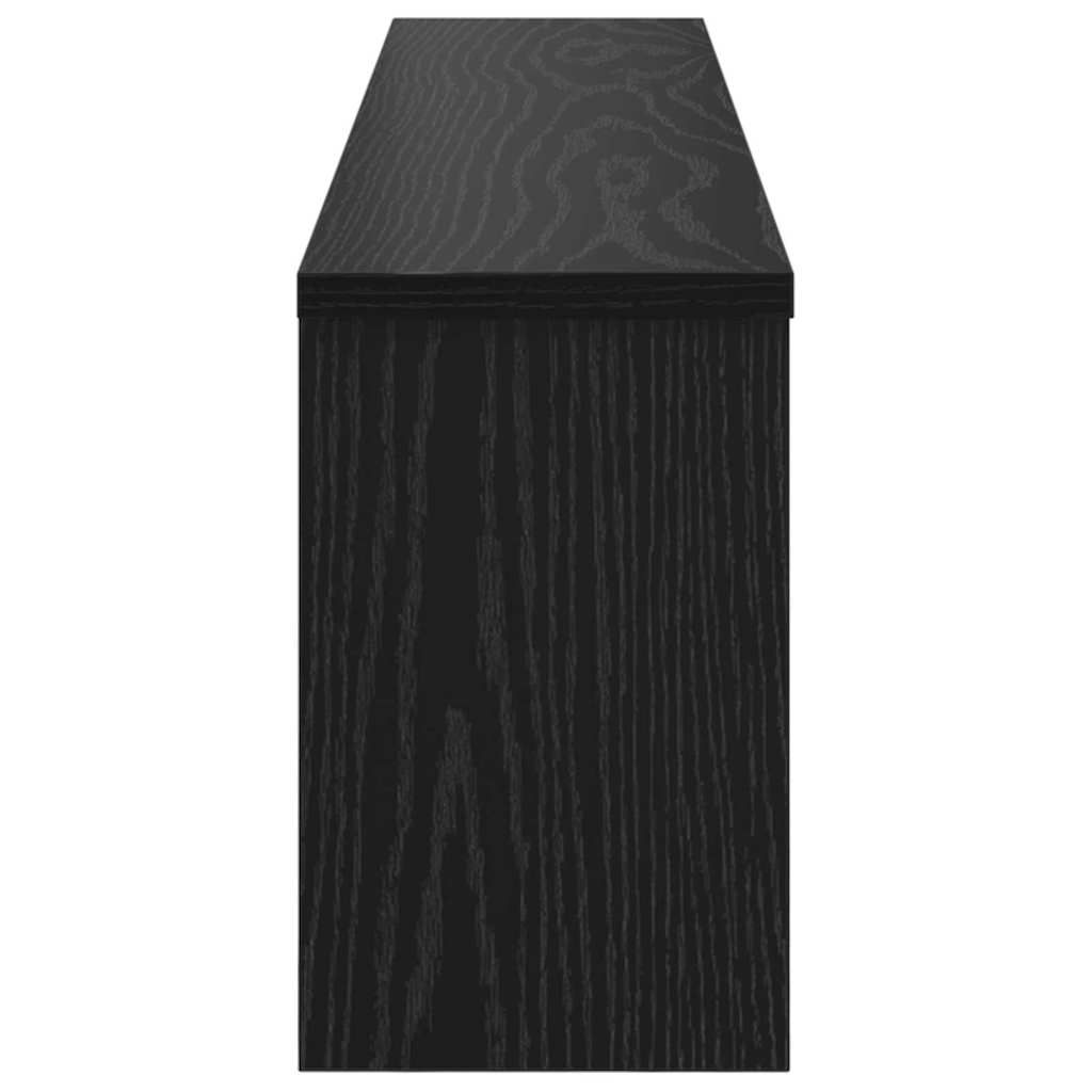Wall-Mounted Coat Rack Wall-Mounted Black Oak 100 x 16 x 26 cm
