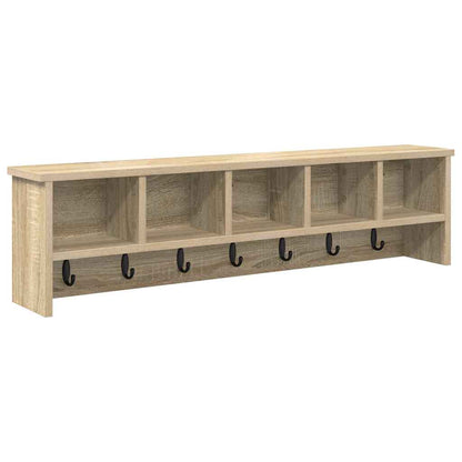 Wall-Mounted Coat Rack Wall-Mounted Sonoma Oak 100 x 16 x 26 cm