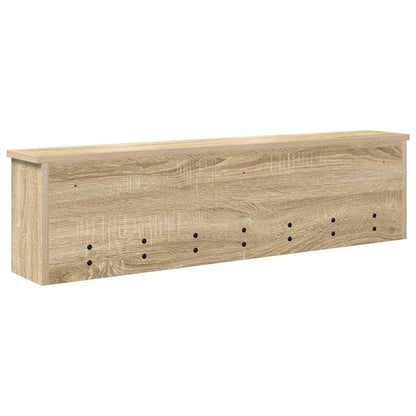 Wall-Mounted Coat Rack Wall-Mounted Sonoma Oak 100 x 16 x 26 cm