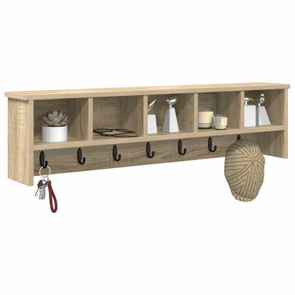 Wall-Mounted Coat Rack Wall-Mounted Sonoma Oak 100 x 16 x 26 cm