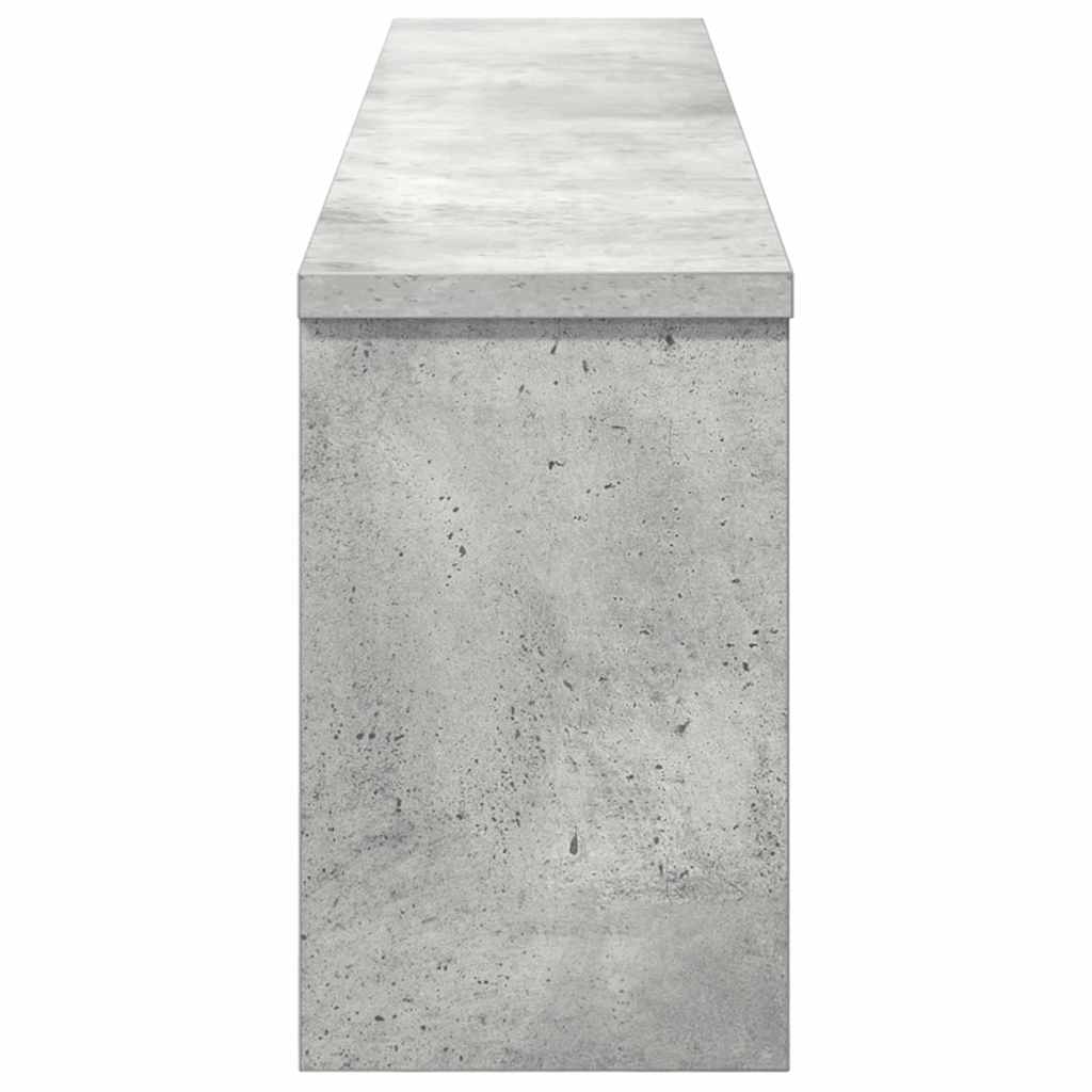 Wall-Mounted Coat Rack Wall-Mounted Concrete Grey
