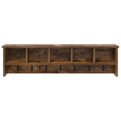 Wall-Mounted Coat Rack Wall-Mounted Smoked Oak 100 x 16 x 26 cm