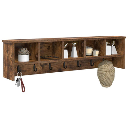 Wall-Mounted Coat Rack Wall-Mounted Smoked Oak 100 x 16 x 26 cm