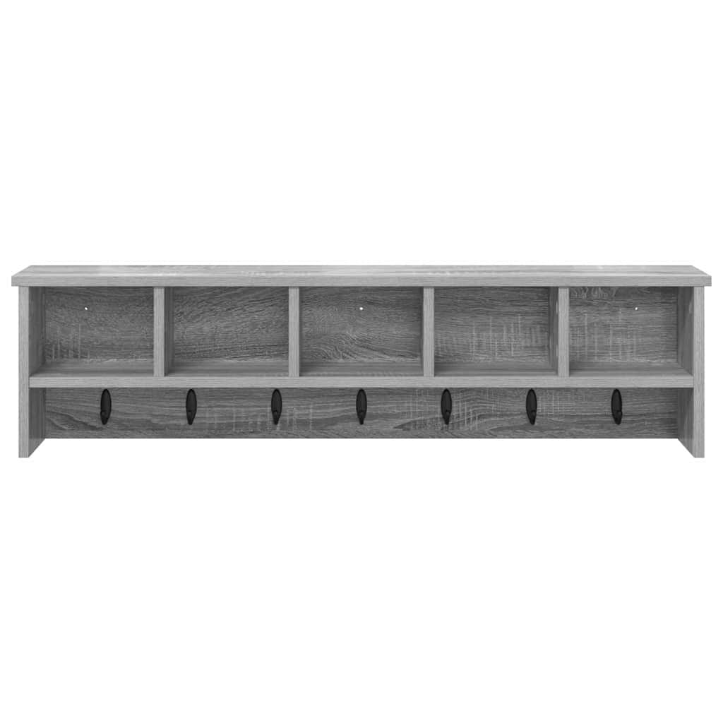 Wall-Mounted Coat Rack Wall-Mounted Grey Sonoma Engineered wood
