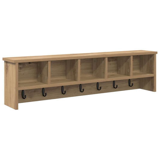 Wall-Mounted Coat Rack Wall-Mounted Artisan Oak Engineered wood