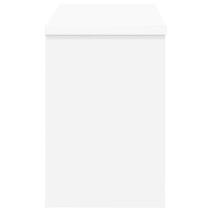 Wall-Mounted Coat Rack White 50 x 20 x 30 cm Engineered wood
