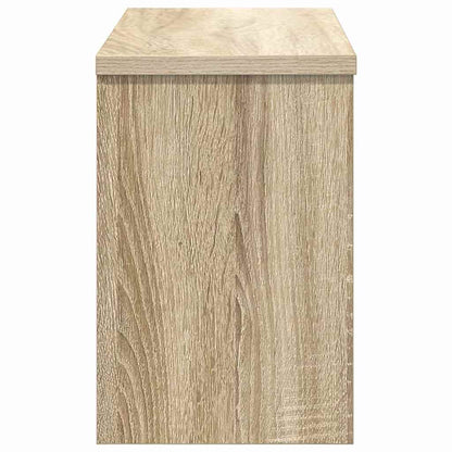 Wall-Mounted Coat Rack with Shelf Sonoma Oak 50 x 20 x 30 cm