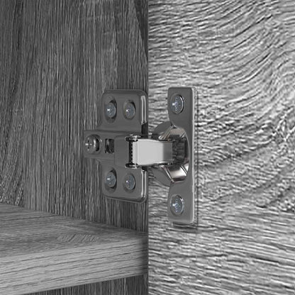 Wall-Mounted Coat Rack with Shelf Grey Sonoma 50 x 20 x 30 cm