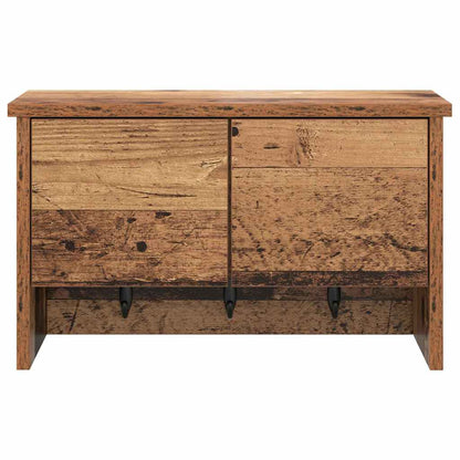 Wall-Mounted Coat Rack Old Wood 50 x 20 x 30 cm Engineered wood